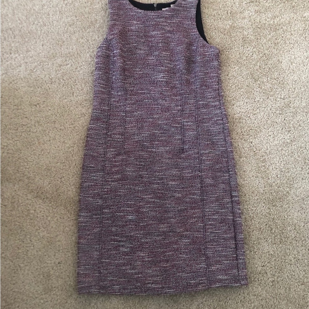 NEW loft Elegant Sleeveless Purple Dress